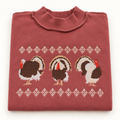 Cross Stitch Turkey Mockneck