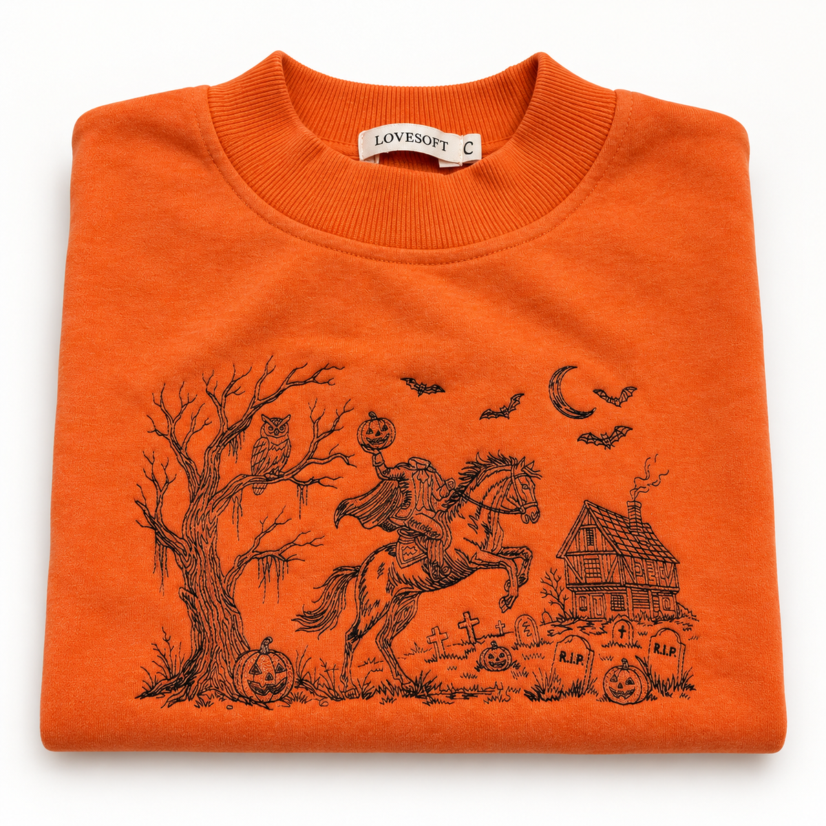 Headless Horseman Mockneck