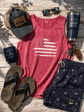 White American Flag Tank Men’s