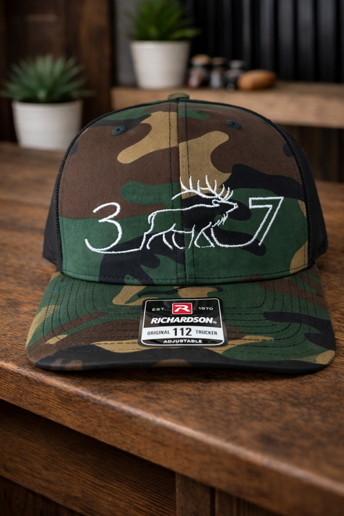 307 Wyoming Deer Hat – Outdoor Camo & Trucker Cap