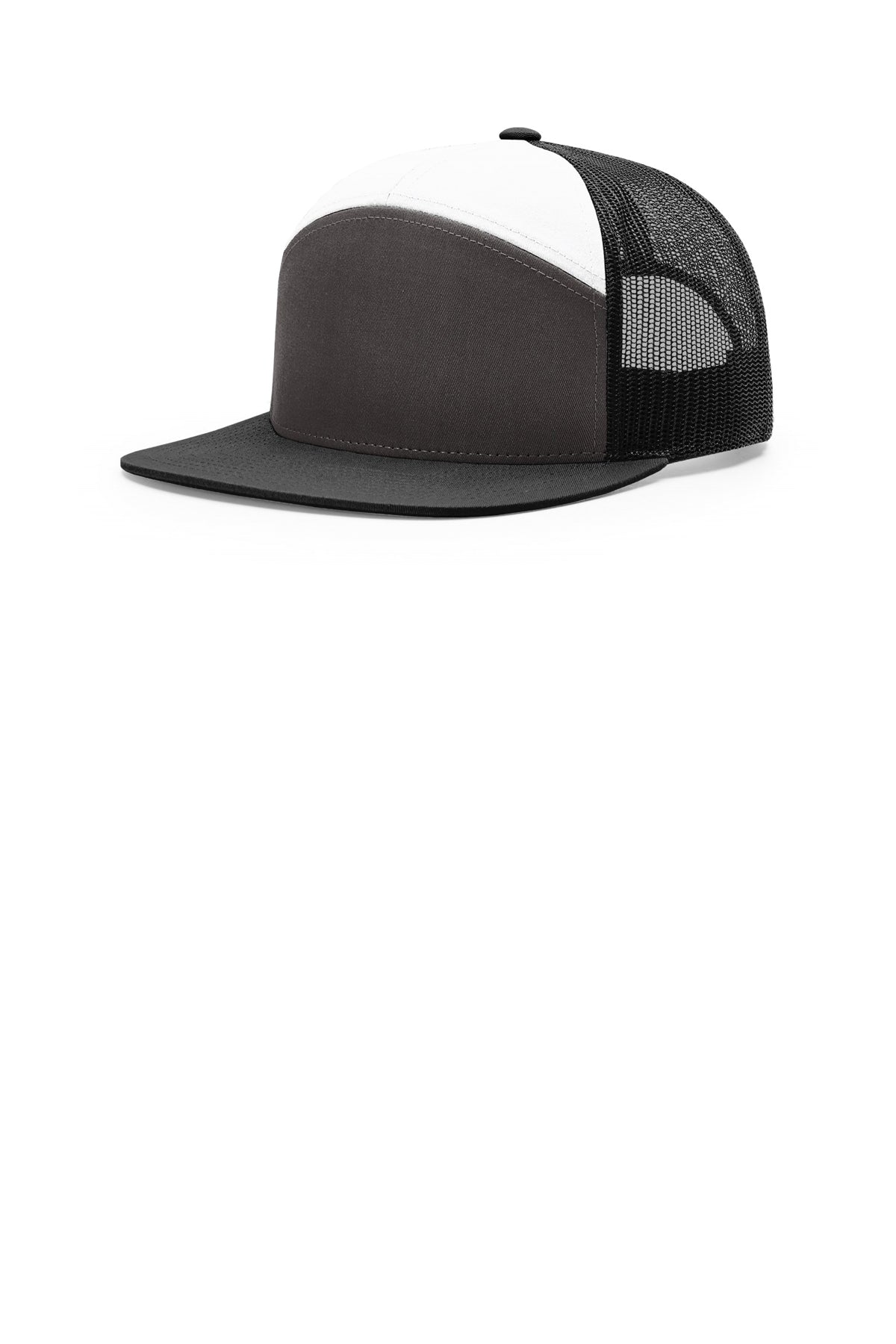 Richardson 168 Seven-Panel Flat Bill Trucker Hat