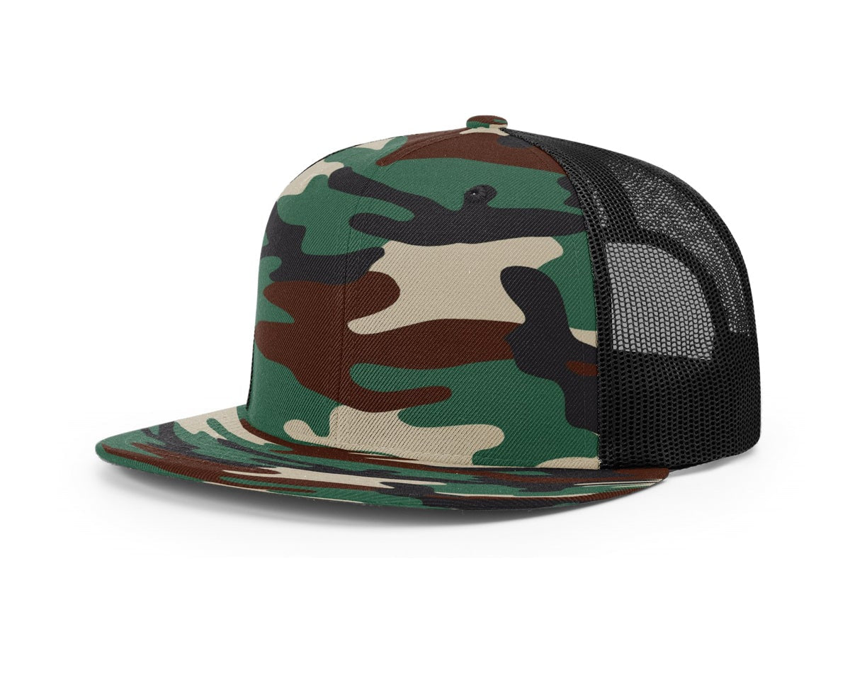 Richardson Wool Blend Flat Bill Trucker Hat 511