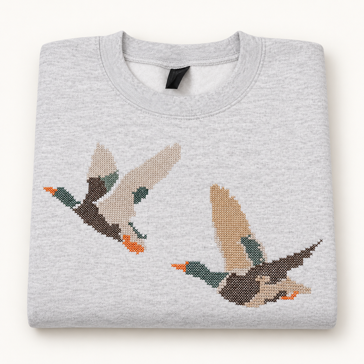 Cross stitch duck crew
