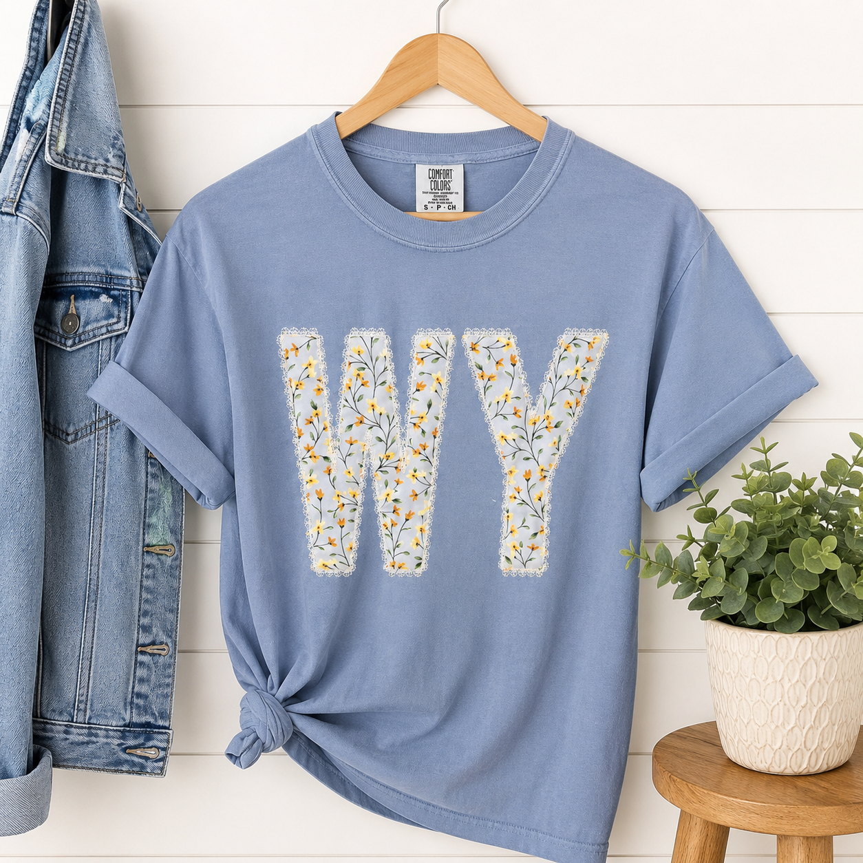 Laced WY CC T -Blue