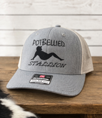 Potbellied Stallion Trucker Hat – Funny Western Horse Hat | Richardson 112 Snapback