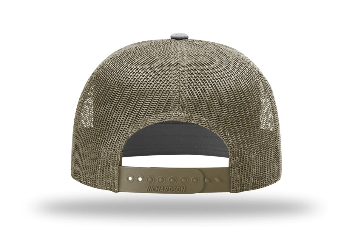 Richardson 168 Seven-Panel Flat Bill Trucker Hat