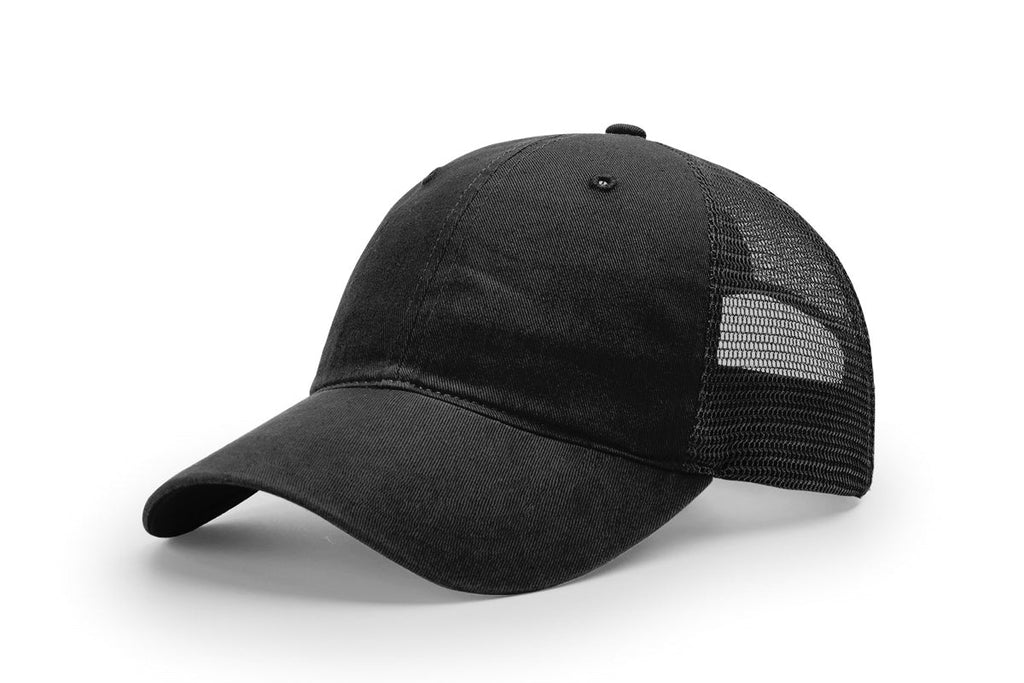 Richardson 111 Garment Washed Trucker Hat – Vintage Style Snapback Cap | Soft Washed Mesh Back Hat