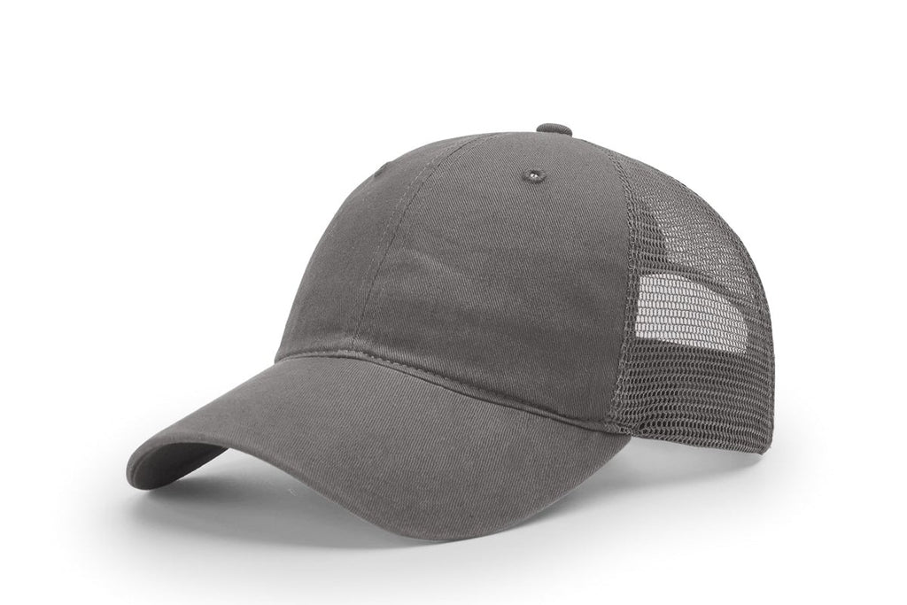 Richardson 111 Garment Washed Trucker Hat – Vintage Style Snapback Cap | Soft Washed Mesh Back Hat