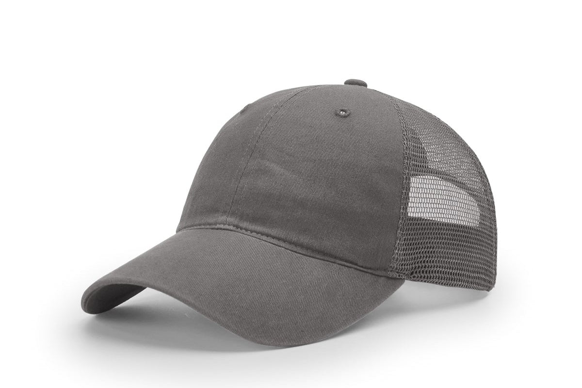 Richardson 111 Garment Washed Trucker Hat – Vintage Style Snapback Cap | Soft Washed Mesh Back Hat