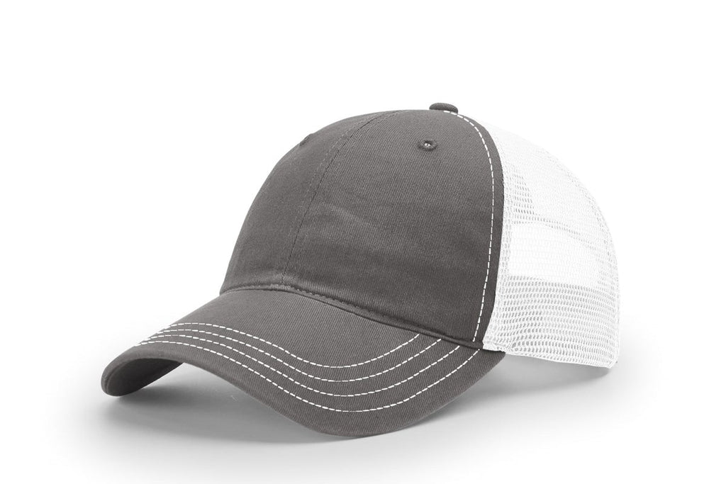 Richardson 111 Garment Washed Trucker Hat – Vintage Style Snapback Cap | Soft Washed Mesh Back Hat