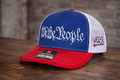 We The People 250 Anniversary Trucker Hat – Patriotic USA Snapback | American Heritage Cap