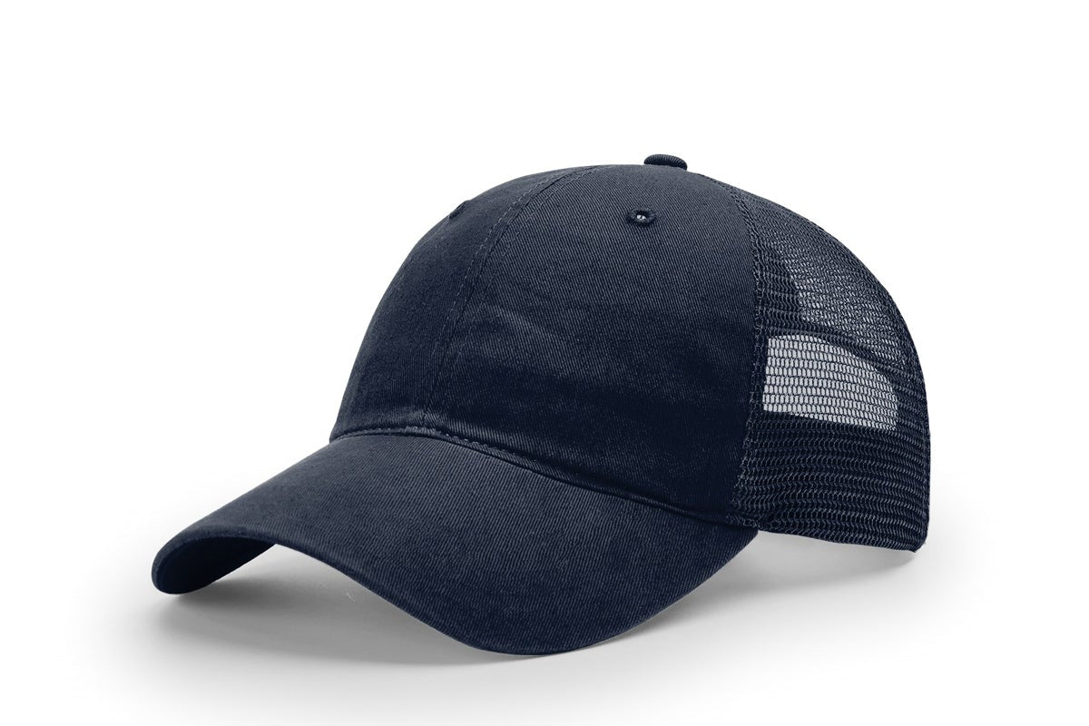 Richardson 111 Garment Washed Trucker Hat – Vintage Style Snapback Cap | Soft Washed Mesh Back Hat