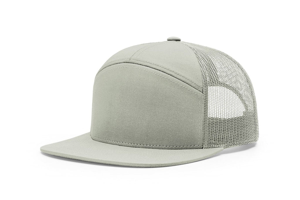 Richardson 168 Seven-Panel Flat Bill Trucker Hat