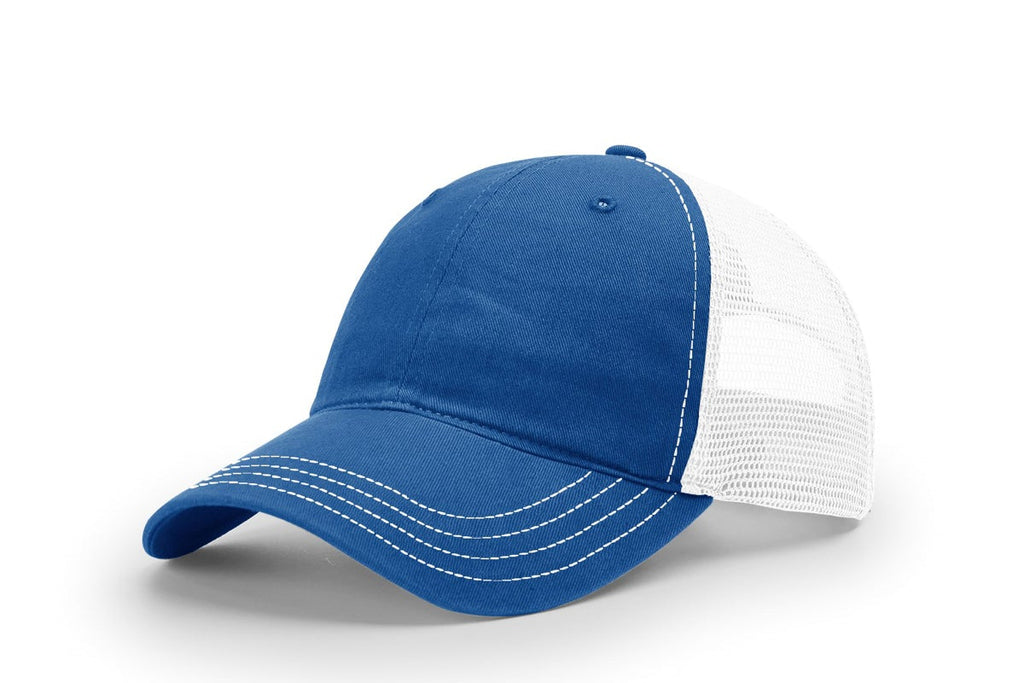 Richardson 111 Garment Washed Trucker Hat – Vintage Style Snapback Cap | Soft Washed Mesh Back Hat
