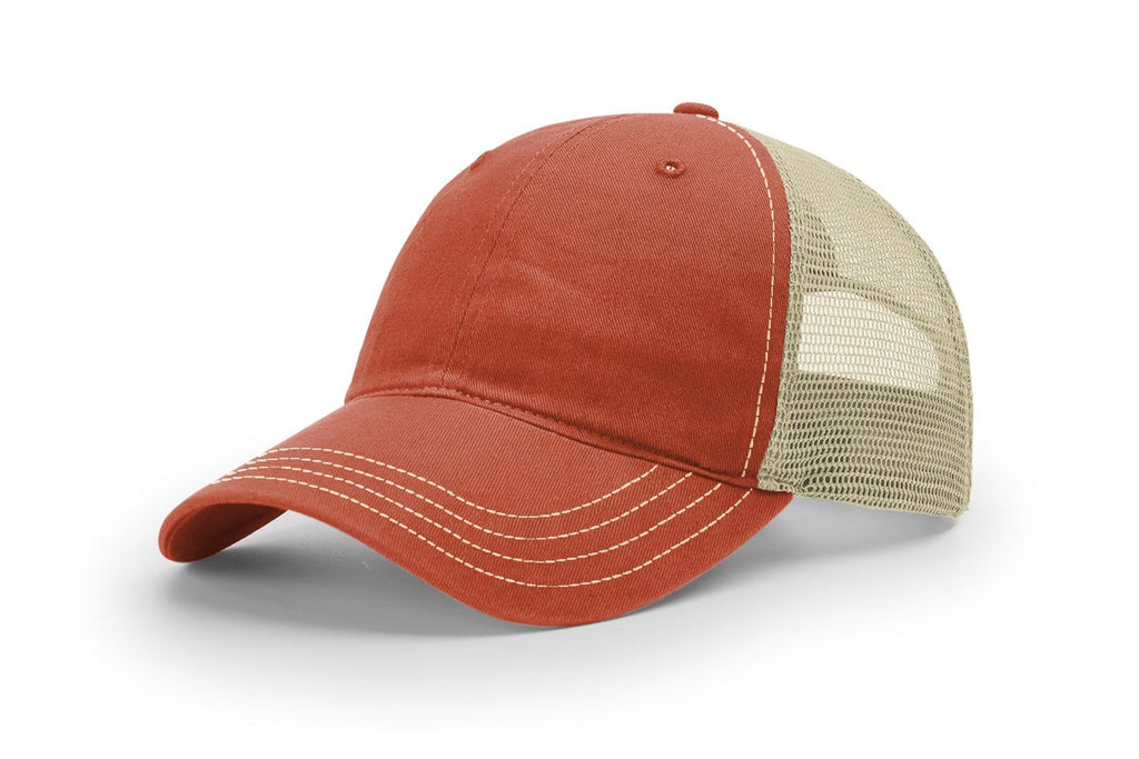 Richardson 111 Garment Washed Trucker Hat – Vintage Style Snapback Cap | Soft Washed Mesh Back Hat